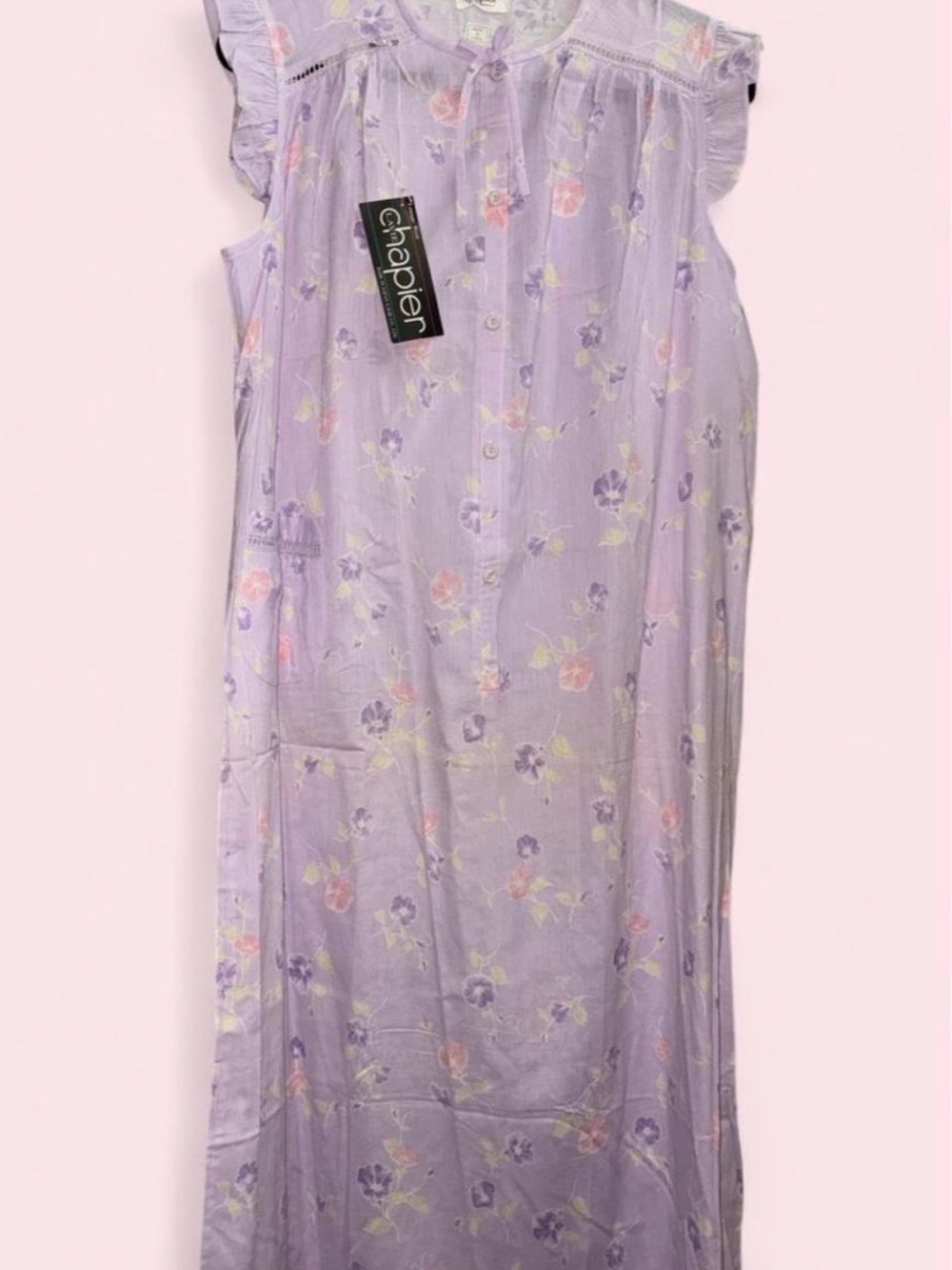 NWT vintage deadstock cotton floral midi